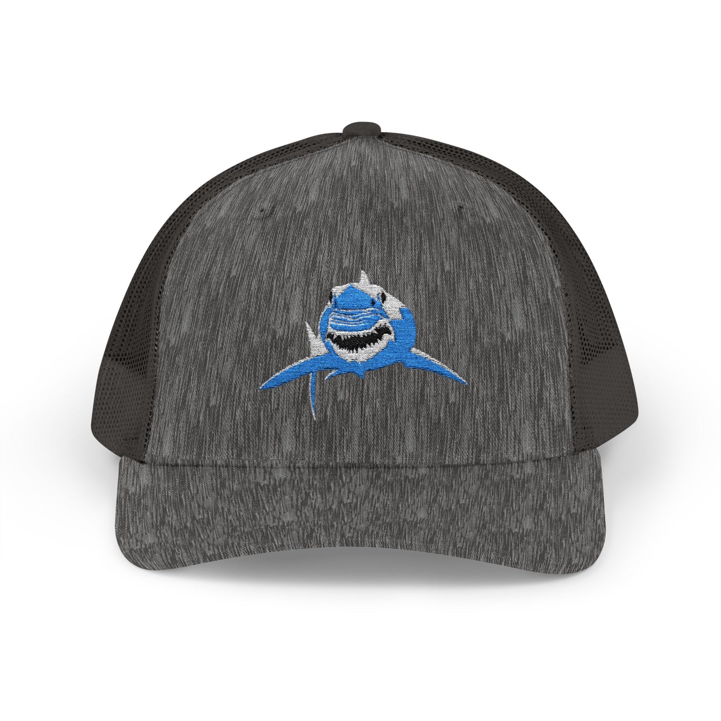 Great White Shark Panda Snapback Trucker Cap