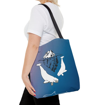 Beluga Whales Tote Bag (AOP)