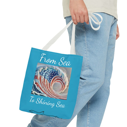 Flag Ocean Tote Bag (AOP)