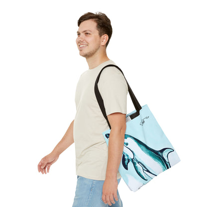 Pacific White Sided Dolphin Tote Bag (AOP)