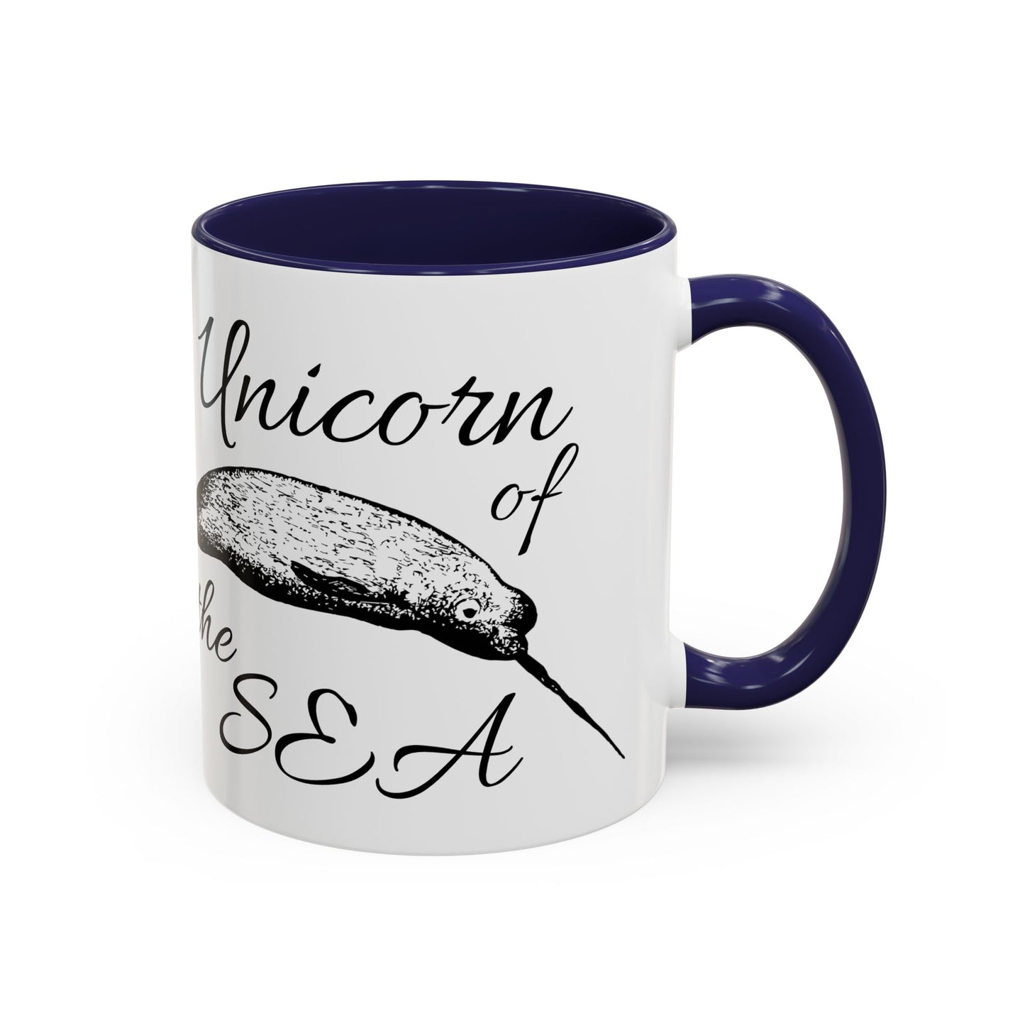 Unicorn of the Sea Accent Coffee Mug, 11oz