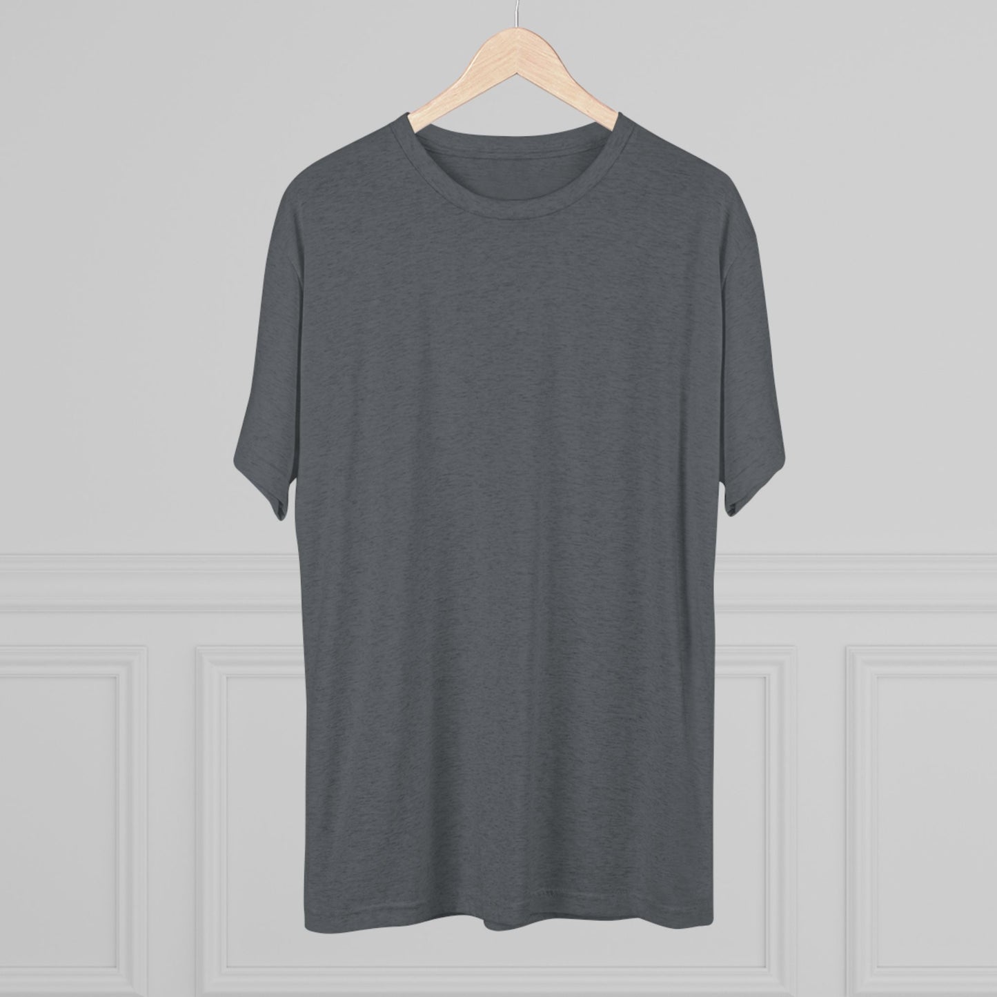 Deep Thinker Octopus Unisex Tri-Blend Back Print Crew Tee