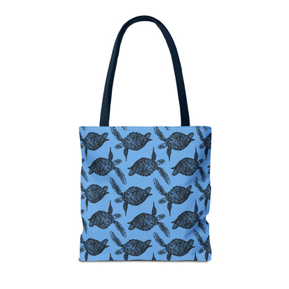 Sea Turtle Tote Bag Blue (AOP)