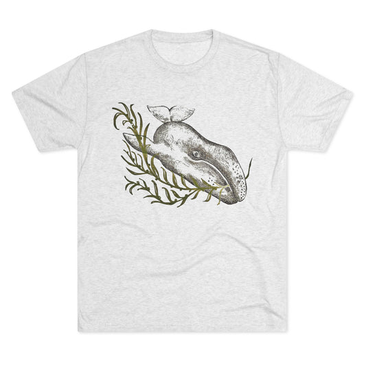 Grey Whale Unisex Tri-Blend Crew Tee