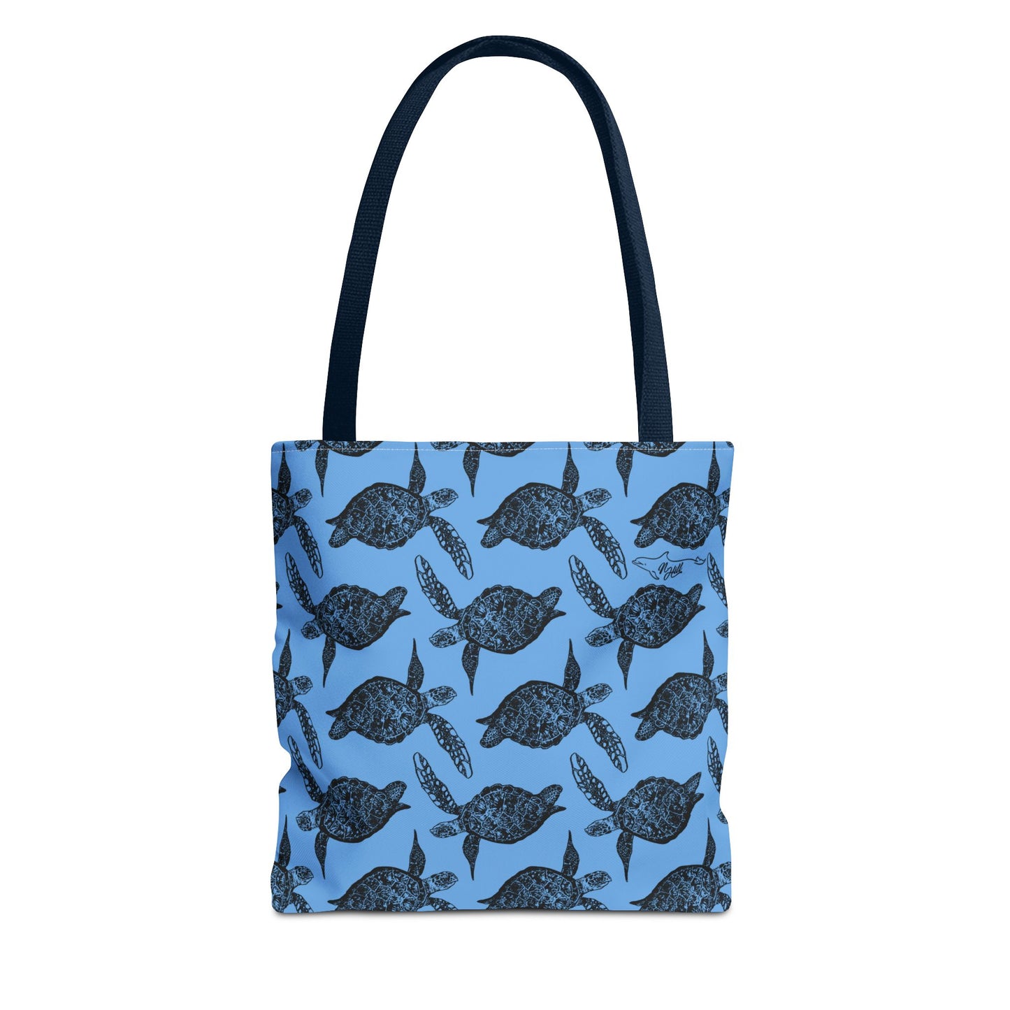 Sea Turtle Tote Bag Blue (AOP)