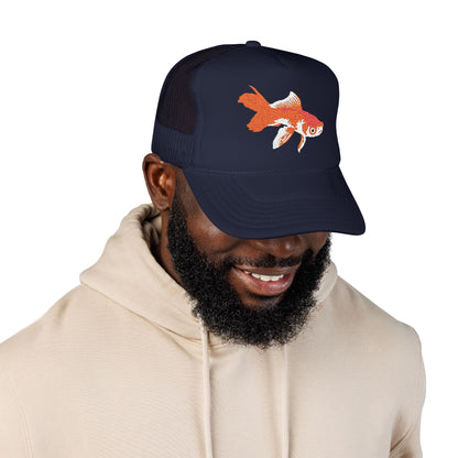 Goldfish Foam Trucker Hat (Embroidery)