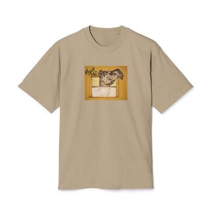 Bussin Clyde The Camel Unisex Heavy Faded Tee