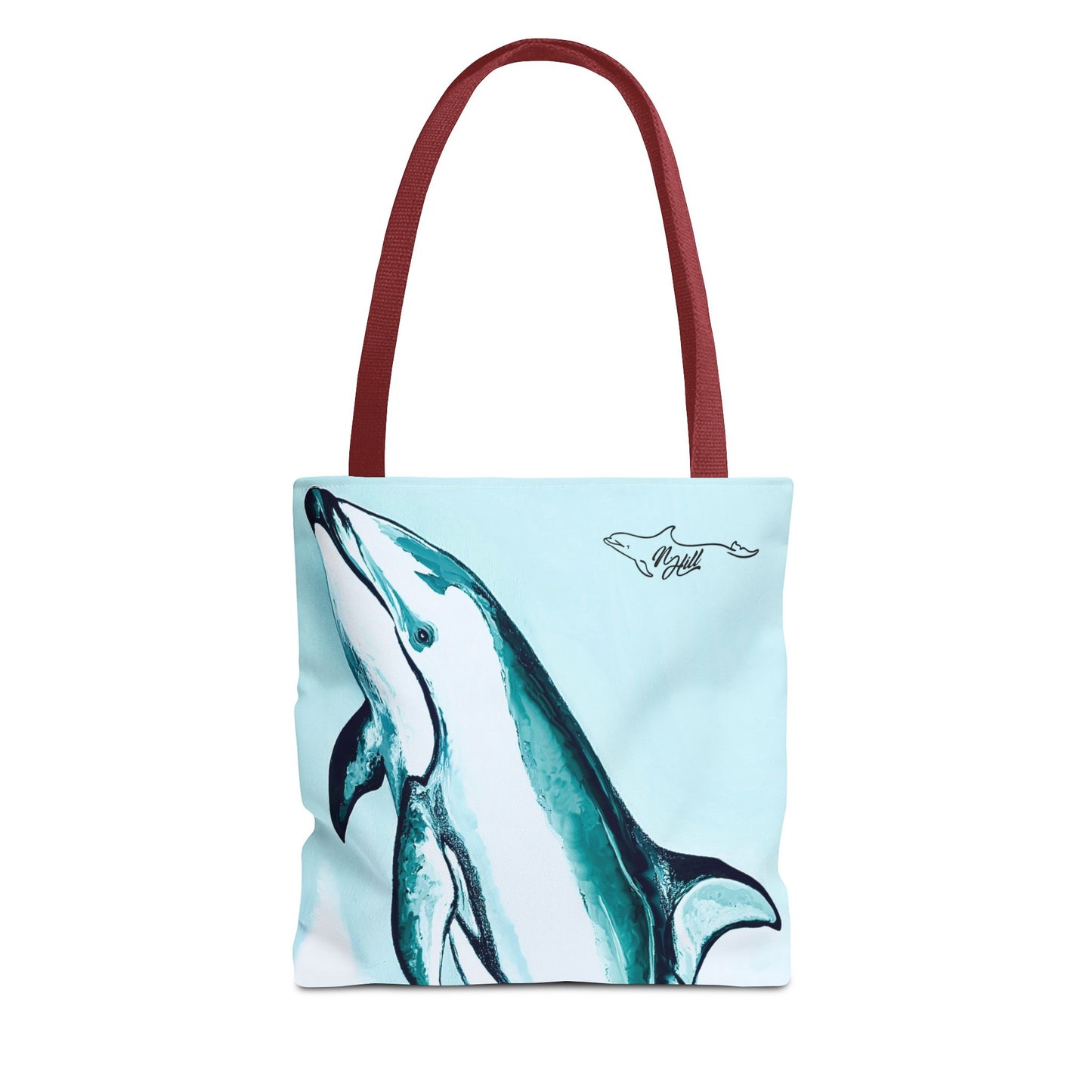 Pacific White Sided Dolphin Tote Bag (AOP)