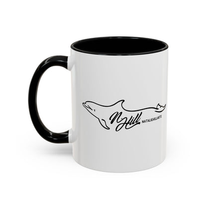 Tiki Treasure Orca Accent Coffee Mug, 11oz