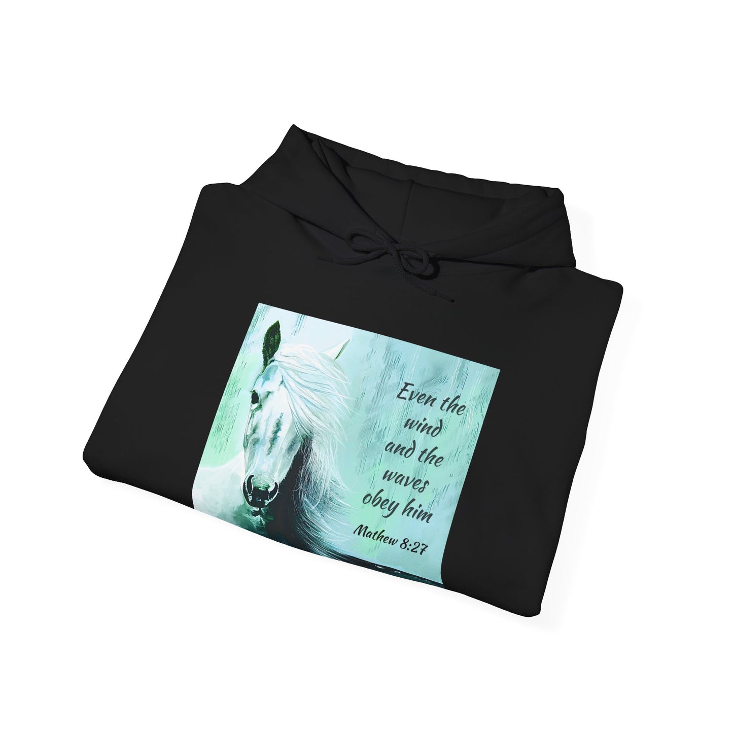 Horse Scripture Heavy Blend™ Hooded Sweatshirt