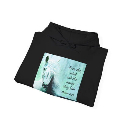 Horse Scripture Heavy Blend™ Hooded Sweatshirt