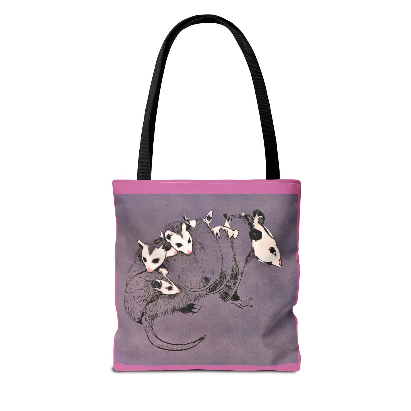 Pink Opossum Tote Bag (AOP)