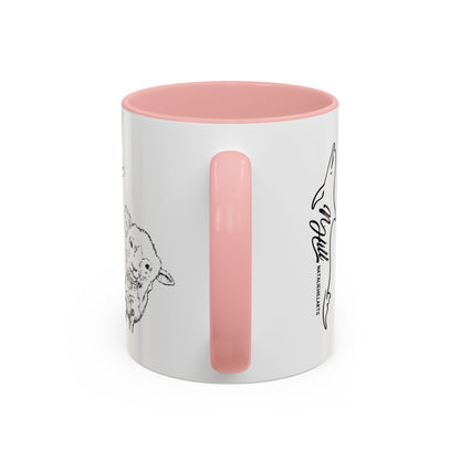 Get In The Heard Sheep Accent Coffee Mug (11, 15oz)