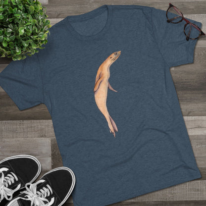 Sea Lion Unisex Tri-Blend Crew Tee