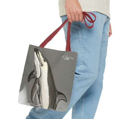 Pacific White Sided Dolphin Tote Bag (AOP)