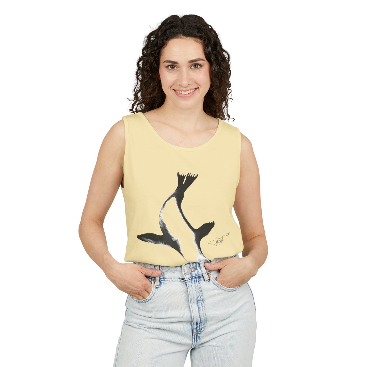 Sea Lion Unisex Garment-Dyed Tank Top