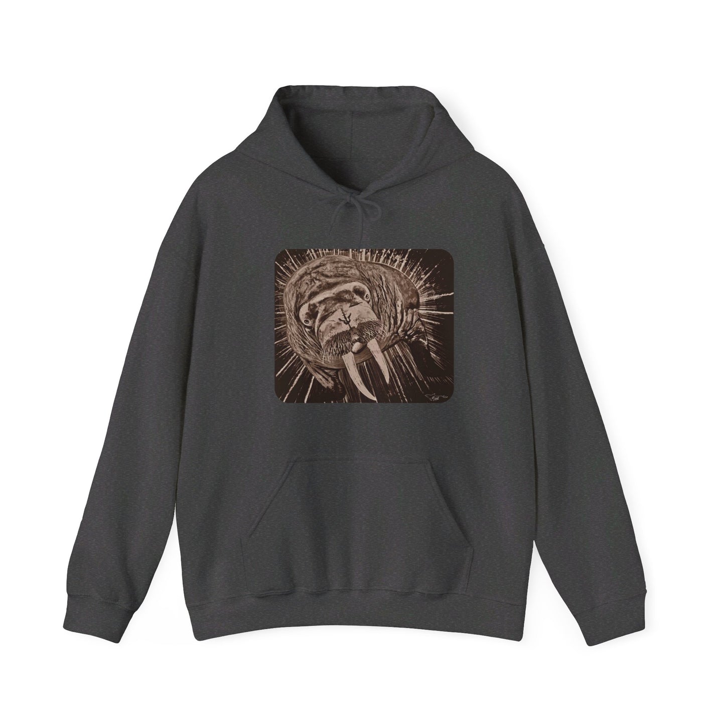 Stellar Walrus Unisex Heavy Blend™ Hooded Sweatshirt