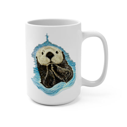 Sea Otter Coffee Mug 15oz