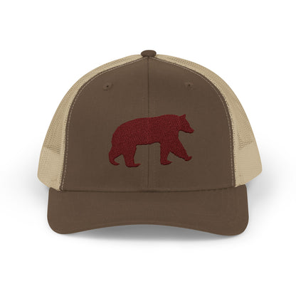 Bear Snapback Trucker Cap