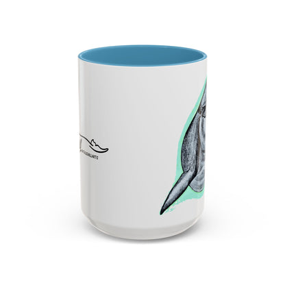 Nosy Dolphin Coffee Mug, 11oz