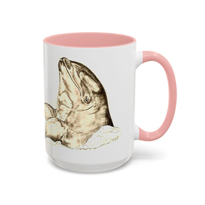 Kekaimalu Wholphin Accent Coffee Mug, 11oz