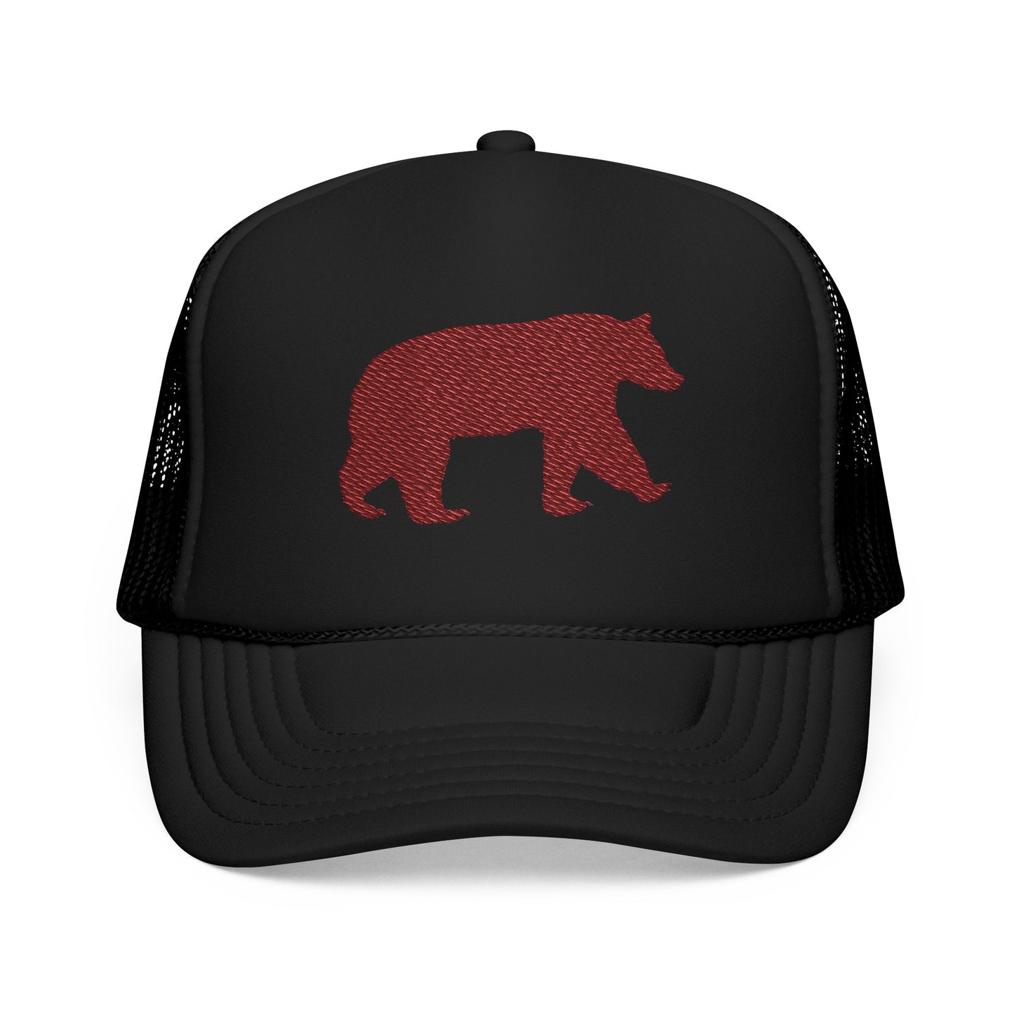 Grizzly Bear Foam Trucker Hat (Embroidery)