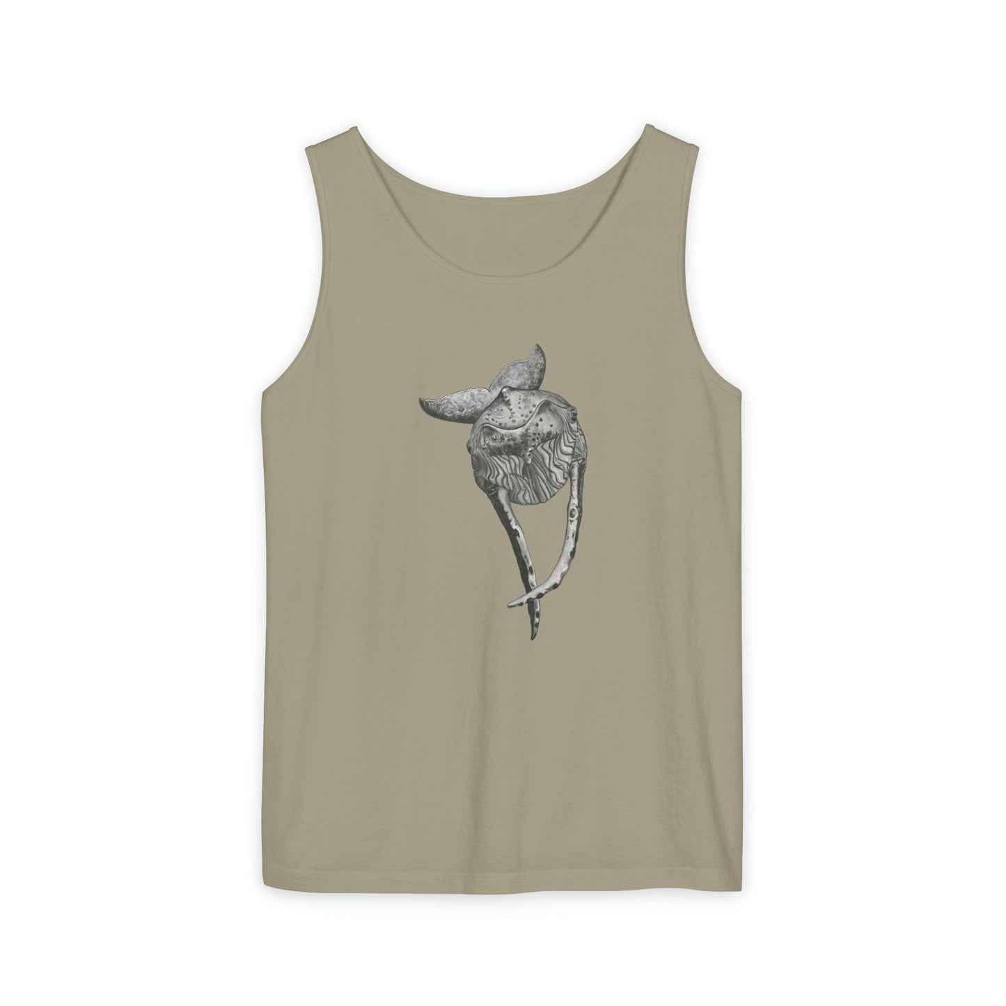 Humpback Whale Unisex Garment-Dyed Tank Top