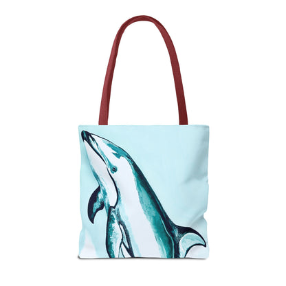 Pacific White Sided Dolphin Tote Bag (AOP)