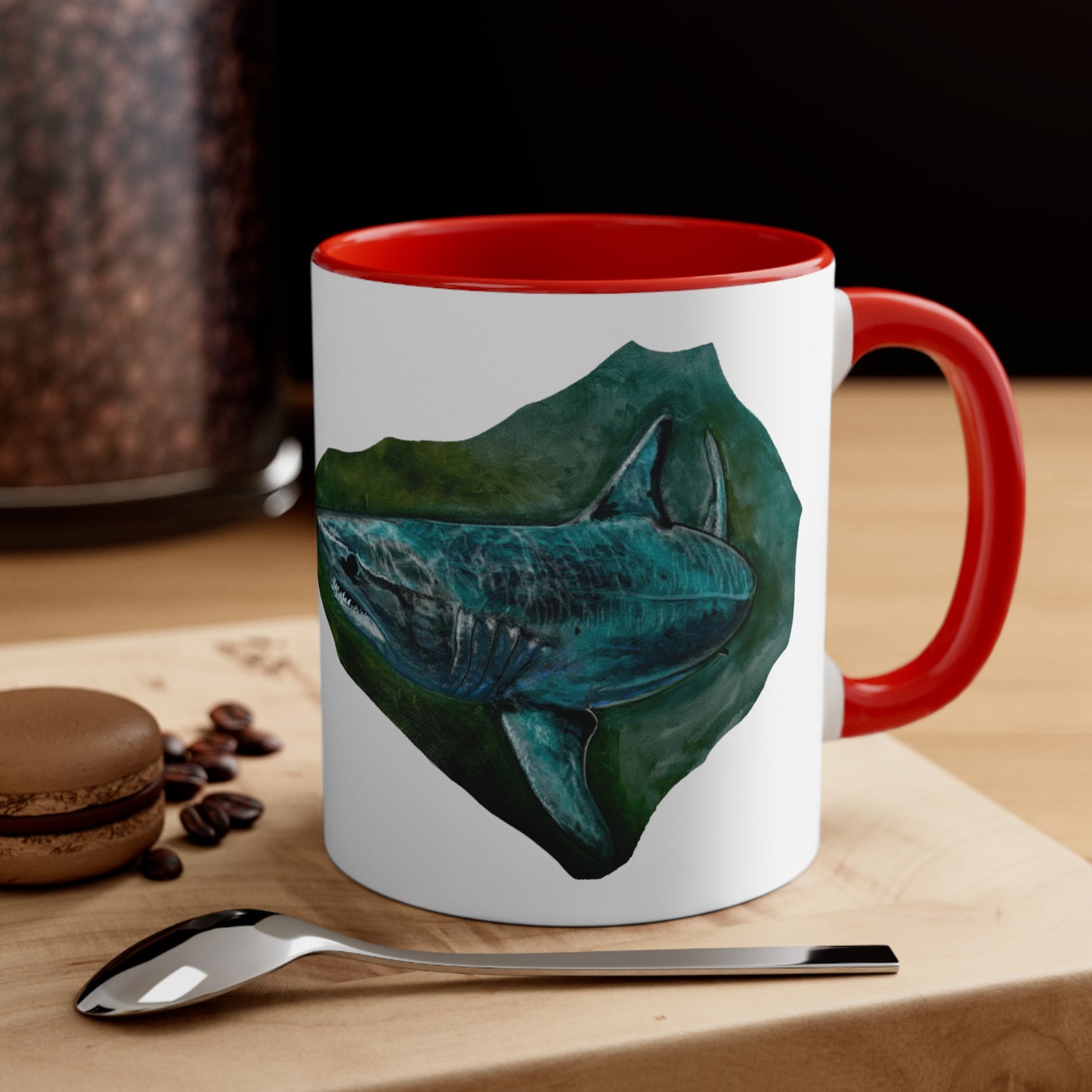 Mako Shark Accent Coffee Mug, 11oz