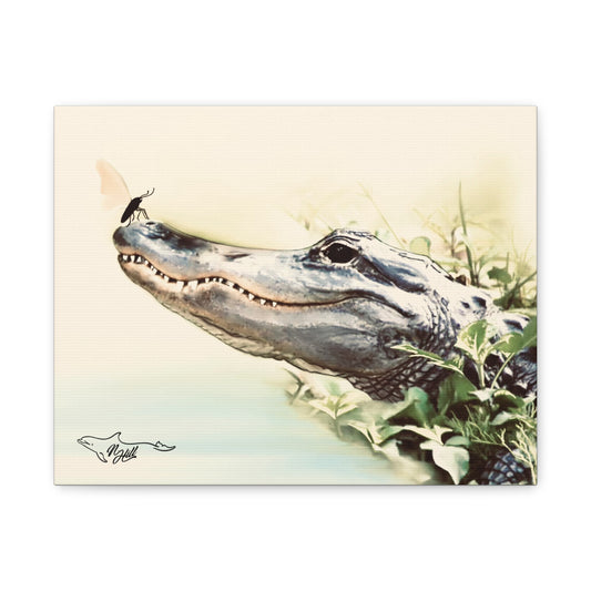 Alligator Matte Canvas, Stretched, 1.25"