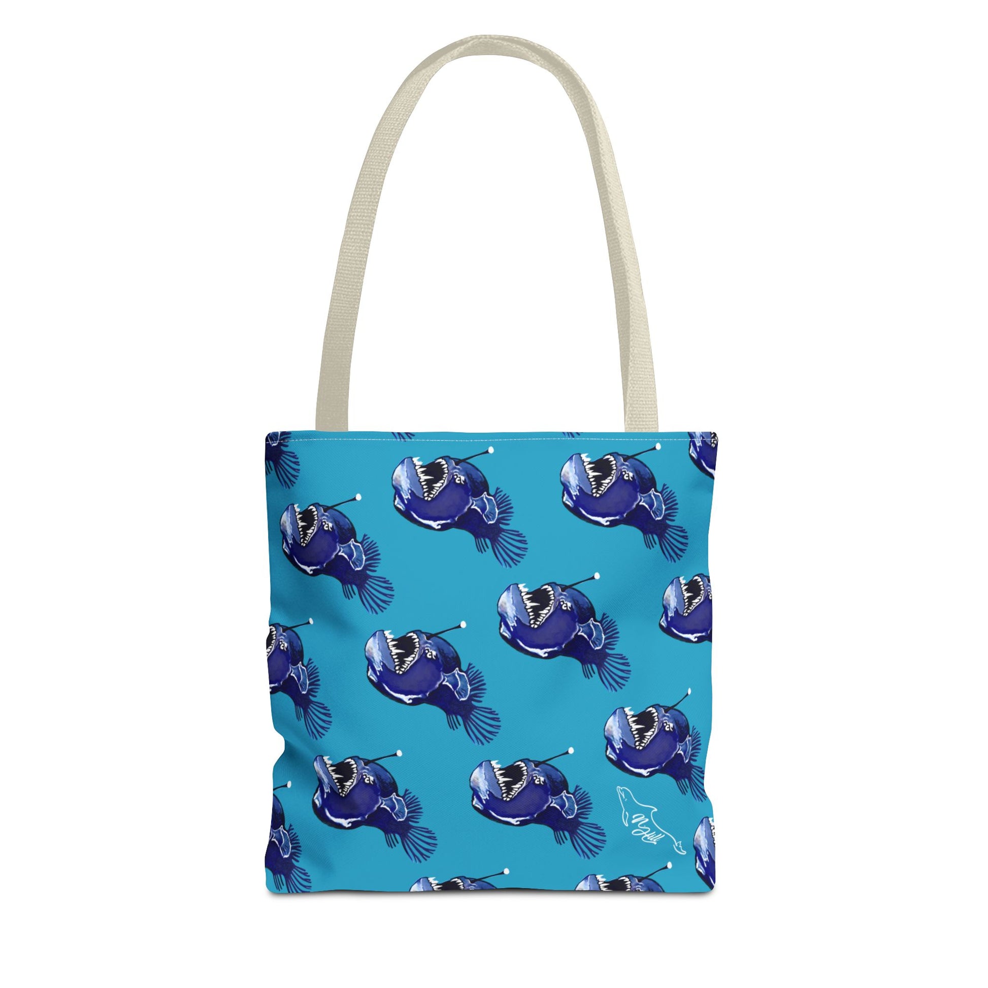Angler Fish Tote Bag (AOP) – Natalie Hill Arts