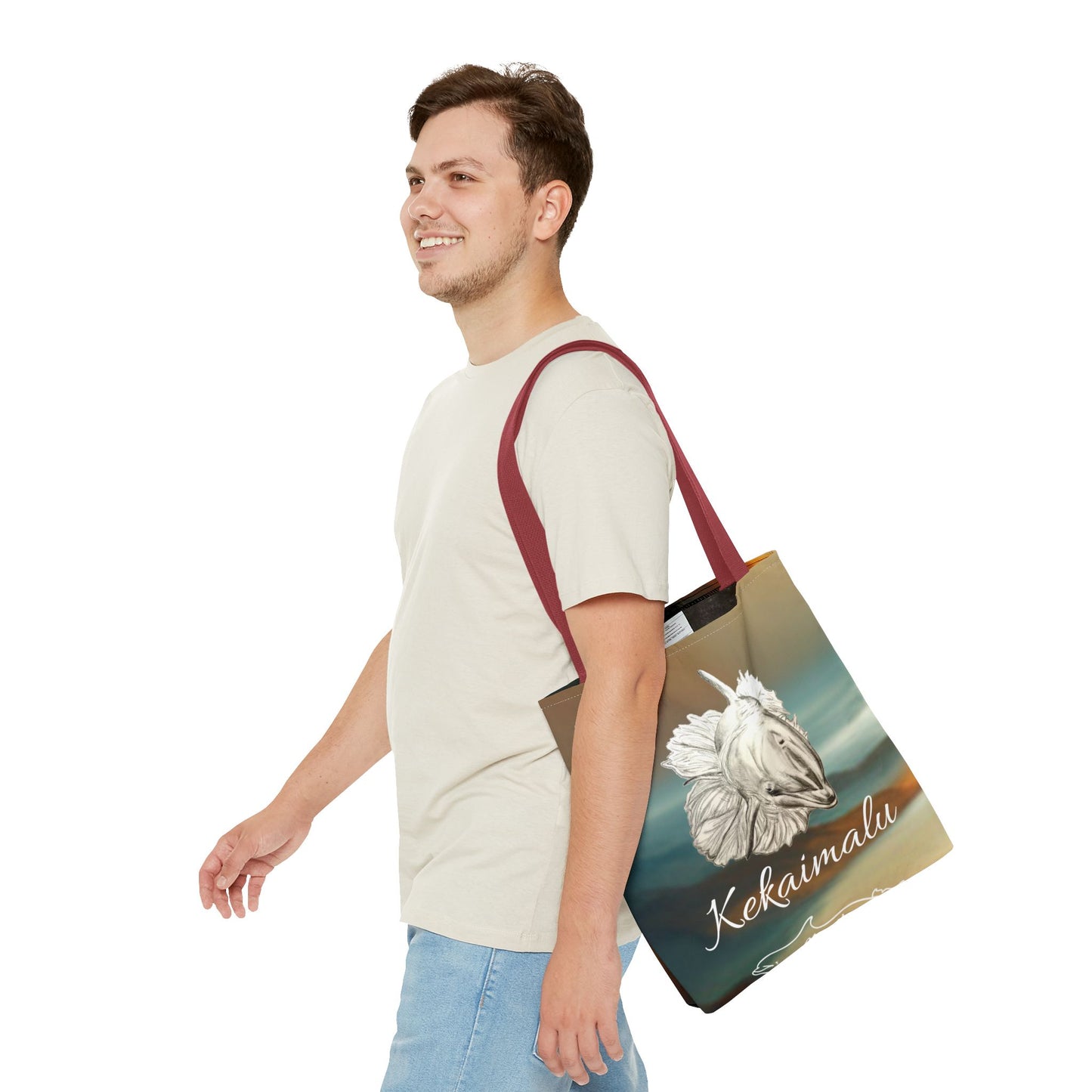 Kekaimalu Wholphin Tote Bag (AOP)