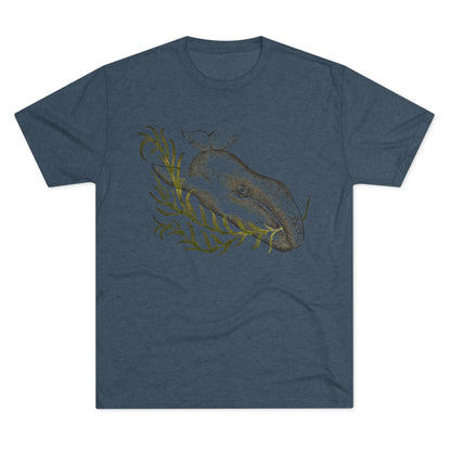 Grey Whale Unisex Tri-Blend Crew Tee