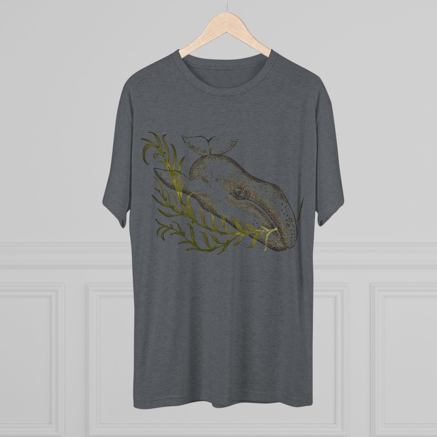 Grey Whale Unisex Tri-Blend Crew Tee