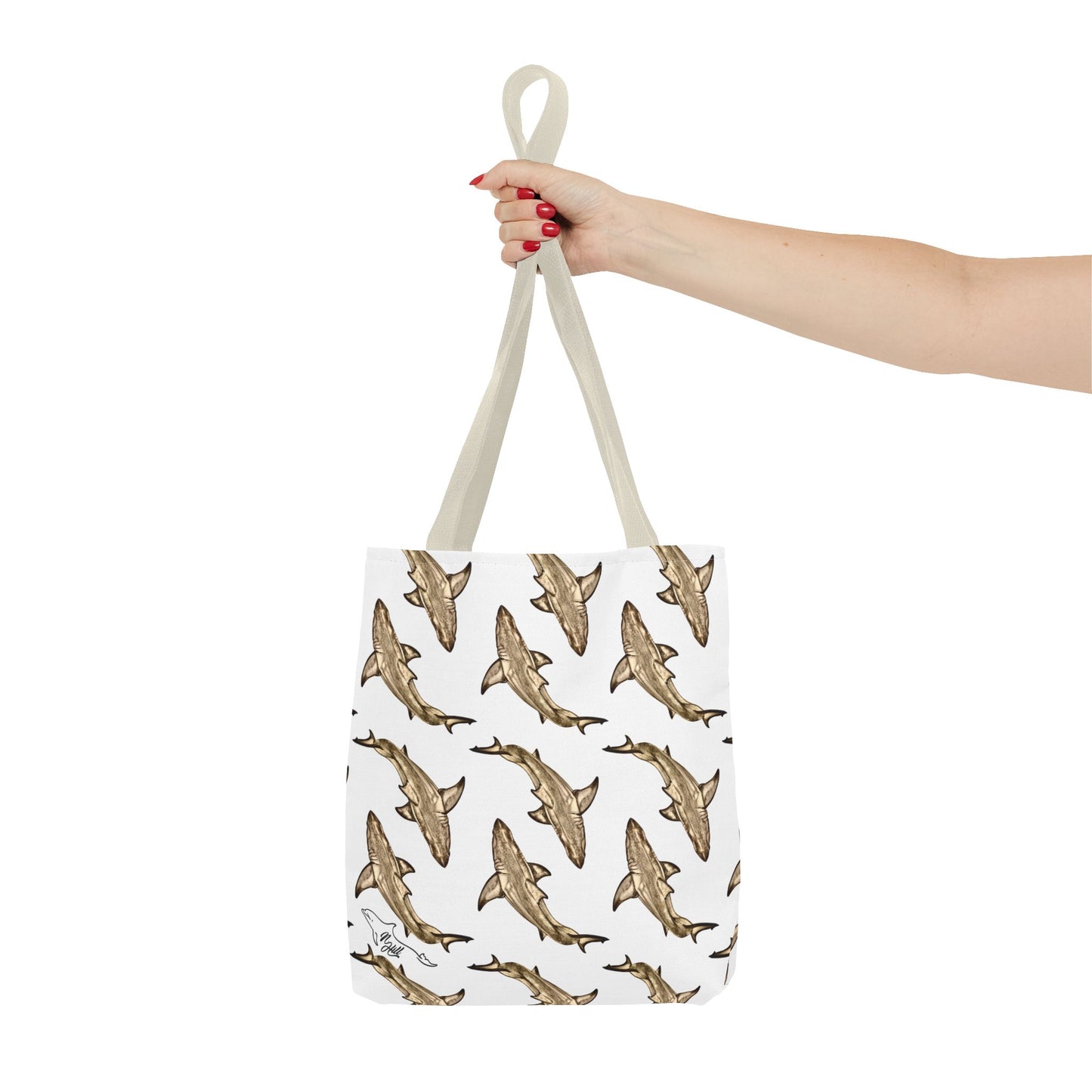 Great White Shark Tote Bag (AOP)