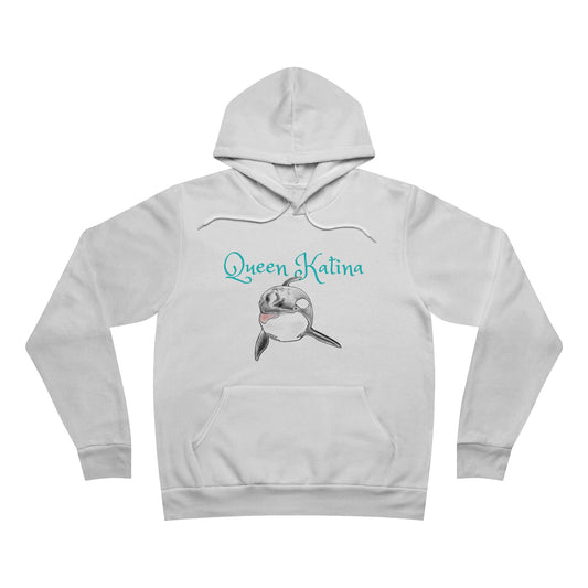 Queen Katina Orca Whale Unisex Sponge Fleece Pullover Hoodie