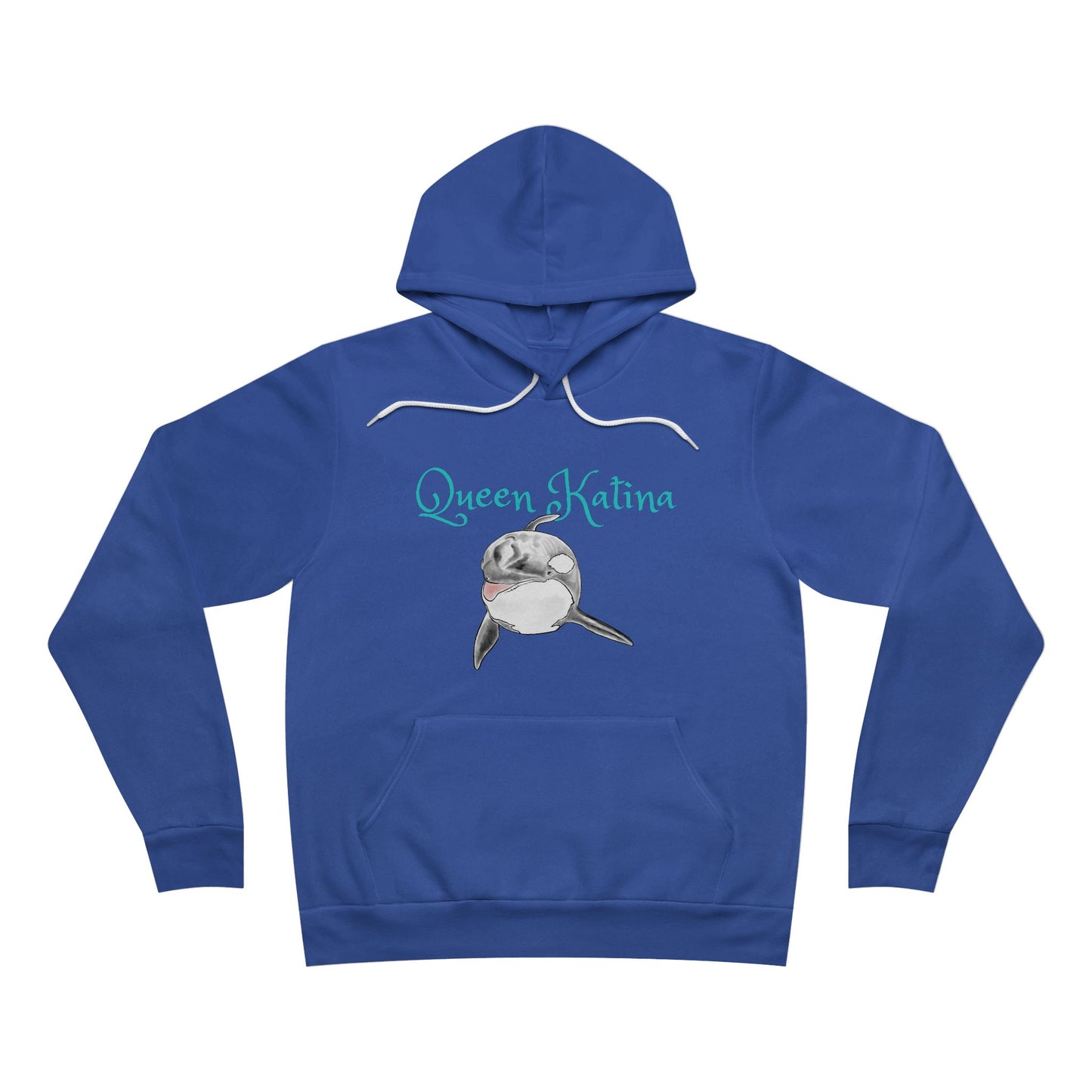 Queen Katina Orca Whale Unisex Sponge Fleece Pullover Hoodie