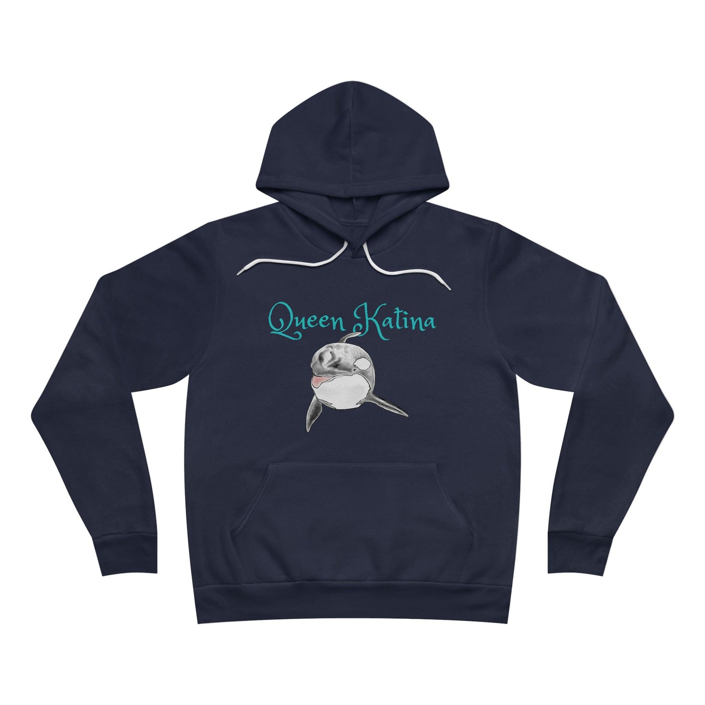 Queen Katina Orca Whale Unisex Sponge Fleece Pullover Hoodie