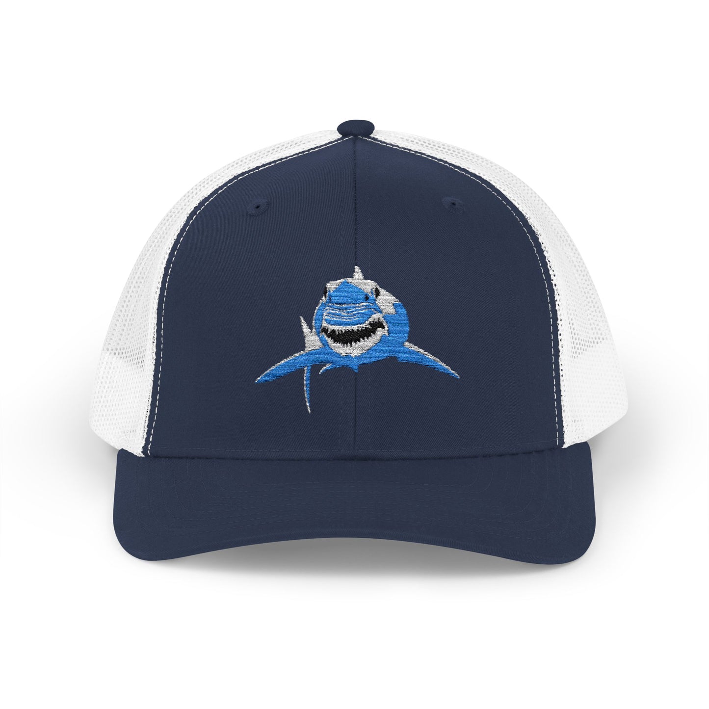 Great White Shark Panda Snapback Trucker Cap