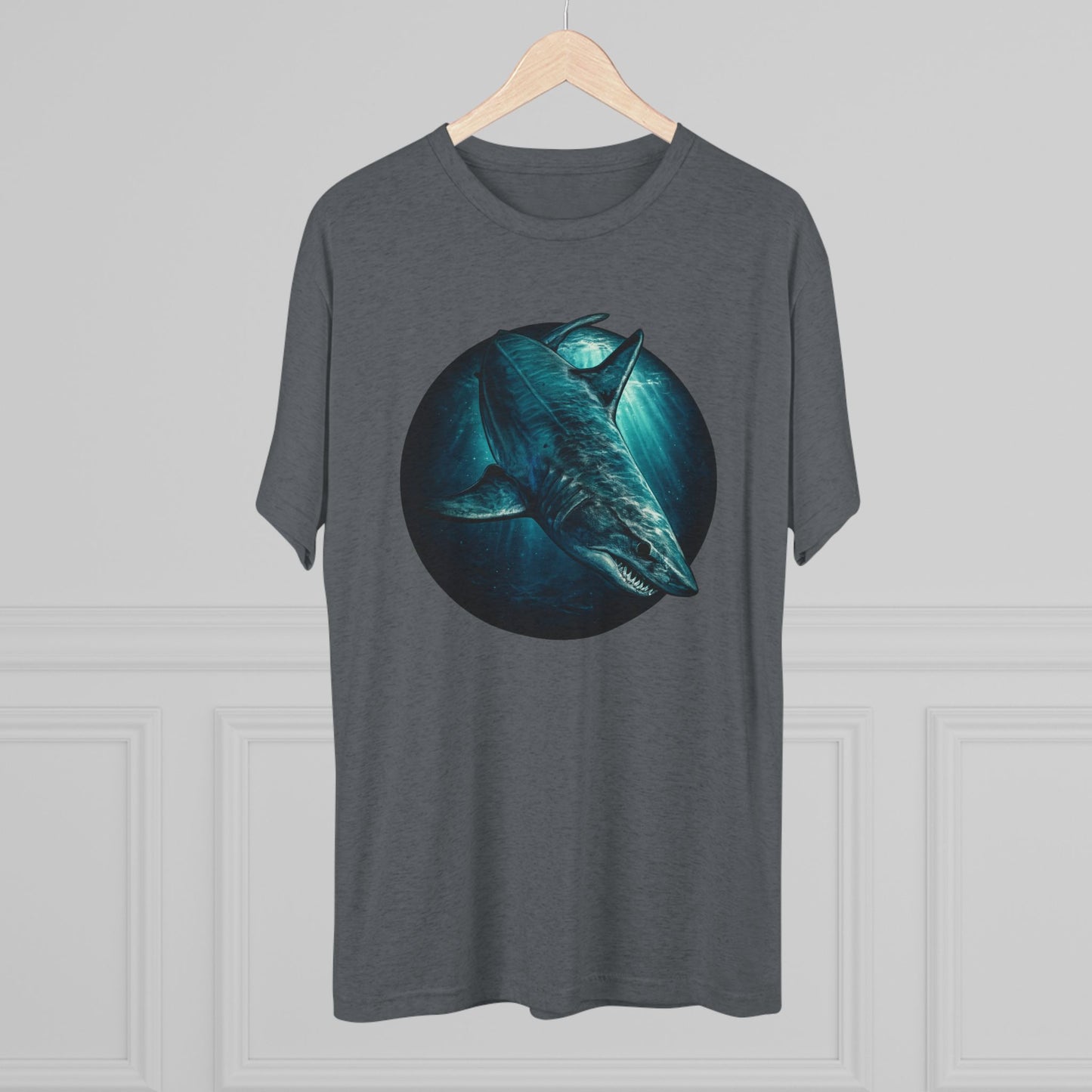 Mako Shark Unisex Tri-Blend Crew Tee