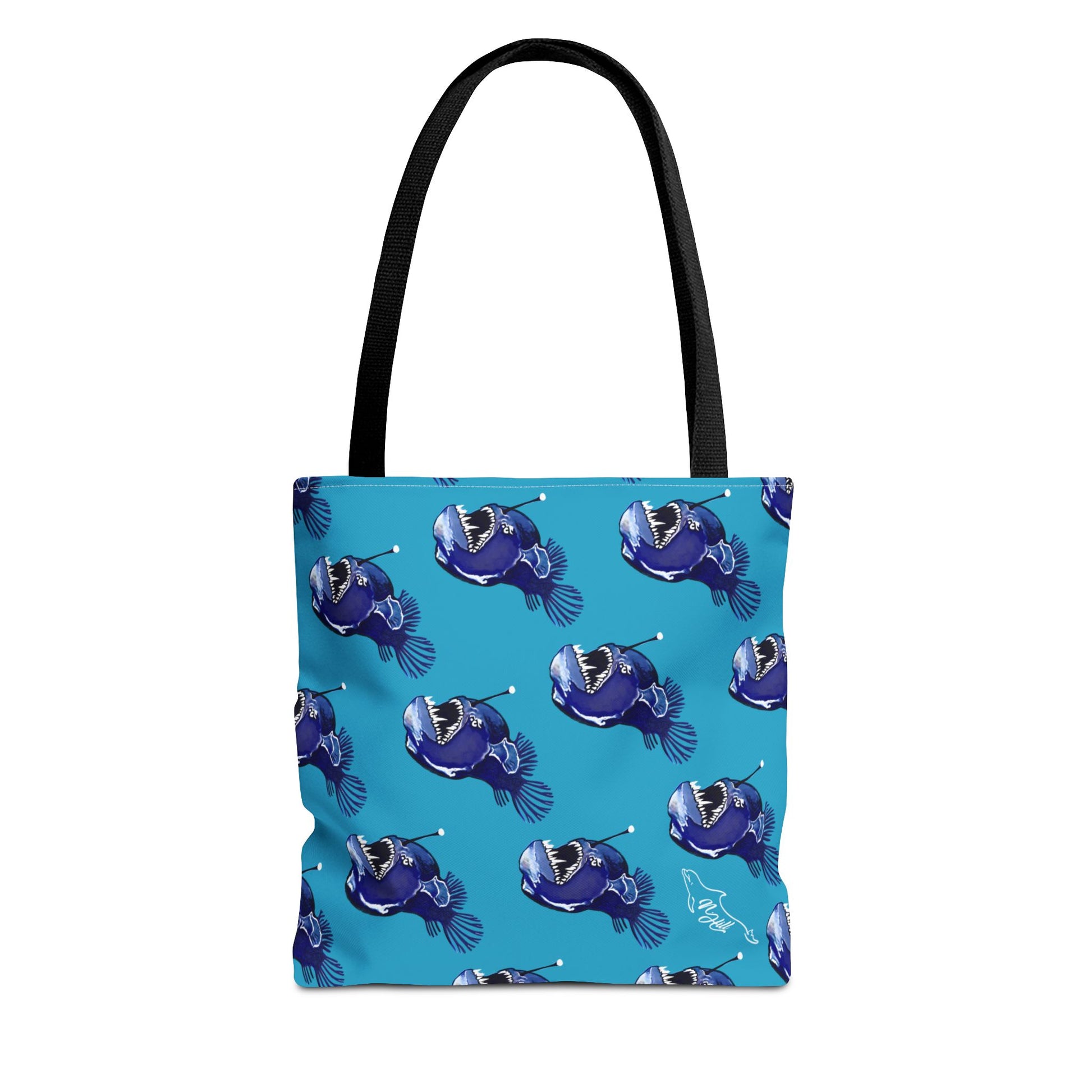 Angler Fish Tote Bag (AOP) – Natalie Hill Arts