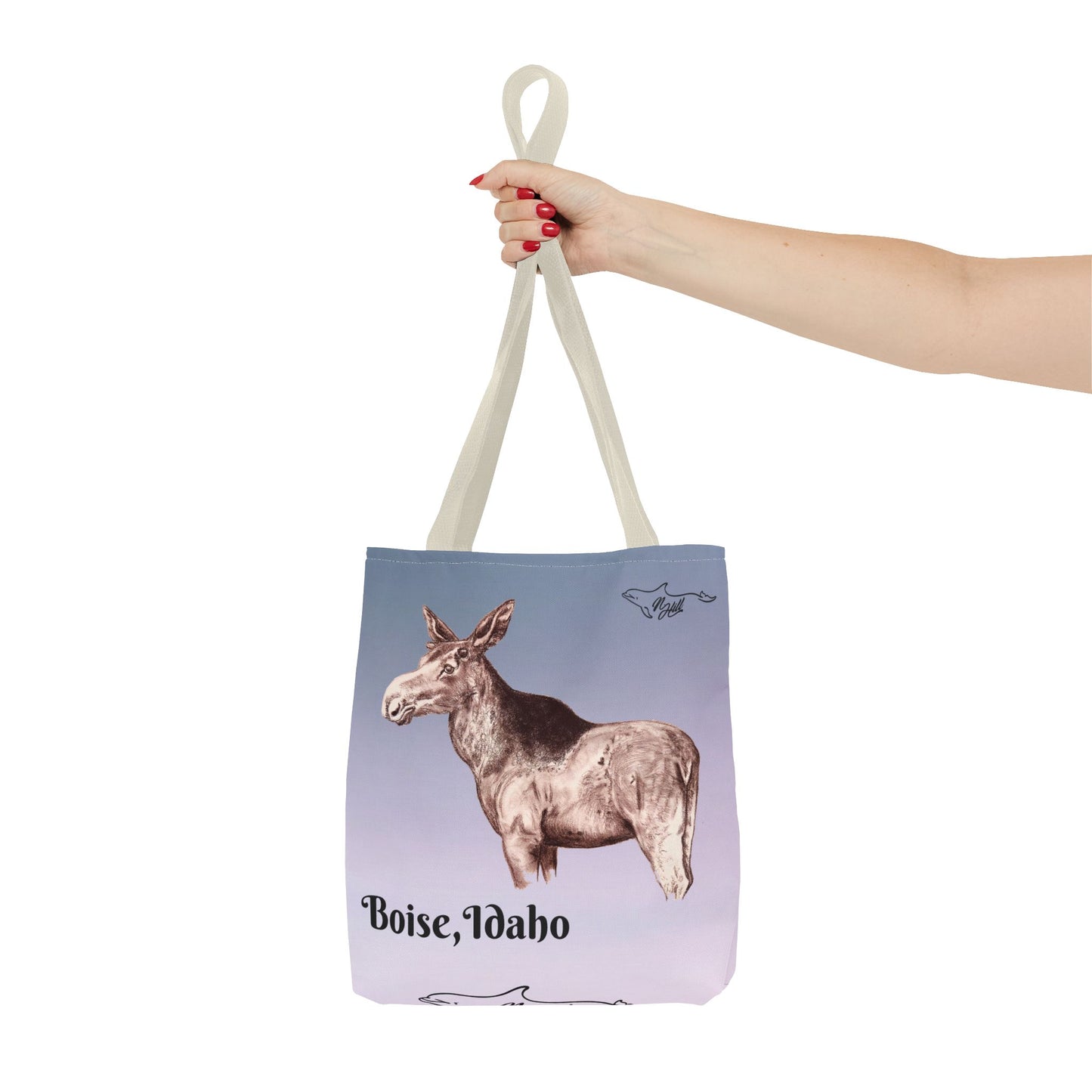 Boise Idaho Moose Tote Bag (AOP)