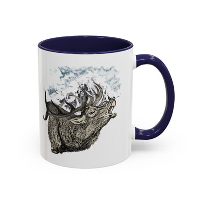 Elk Bugle Accent Coffee Mug, 11oz