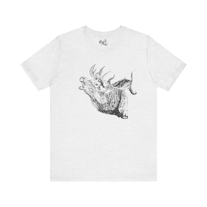 Bugling Elk Unisex Jersey Short Sleeve Tee