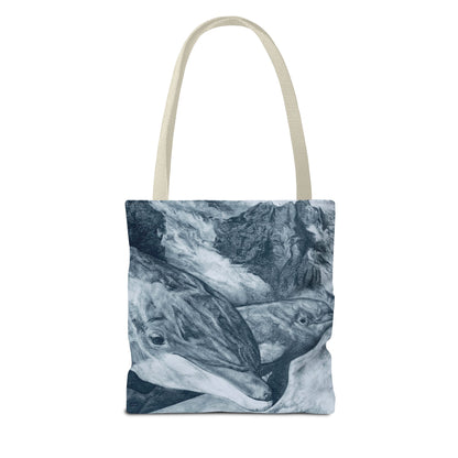 Dolphin Summit Tote Bag (AOP)