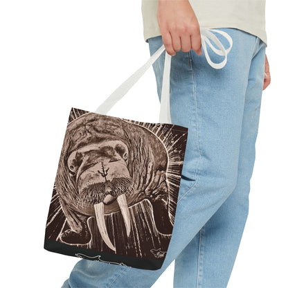 Stellar Walrus Tote Bag (AOP)