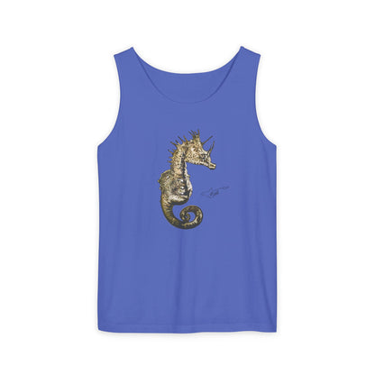 Sea Horse Unisex Garment-Dyed Tank Top