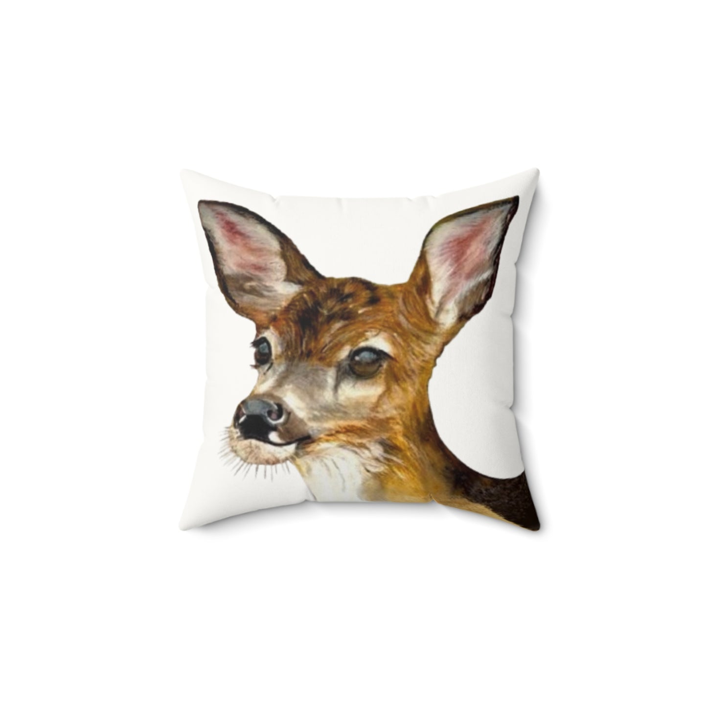 Fawn Collection by Tracy Hill Faux Suede Square Pillow