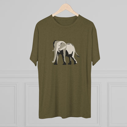 Elephant  Unisex Tri-Blend Crew Tee