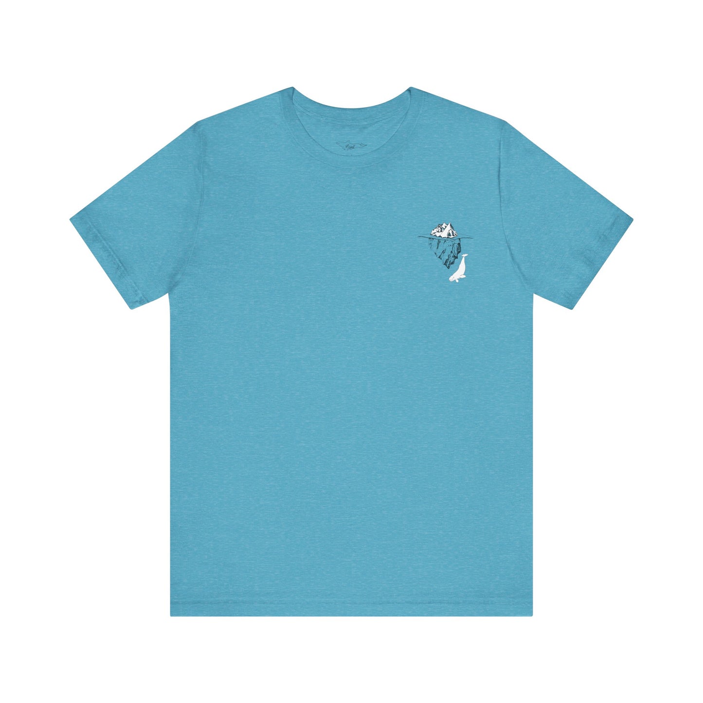 Beluga Whale Quarter Logo Unisex Jersey Short Sleeve Tee